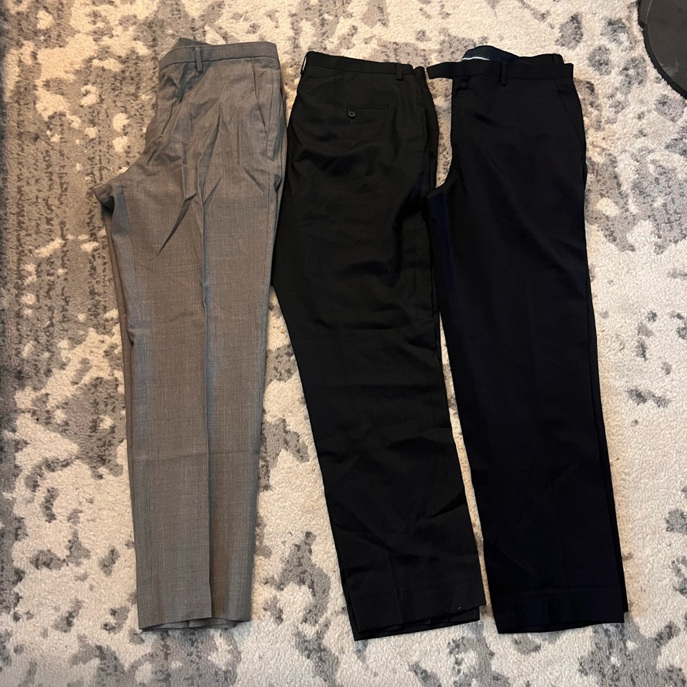 Hugo Hugo Boss men’s formal trousers/pants in virgin wool BUNDLE